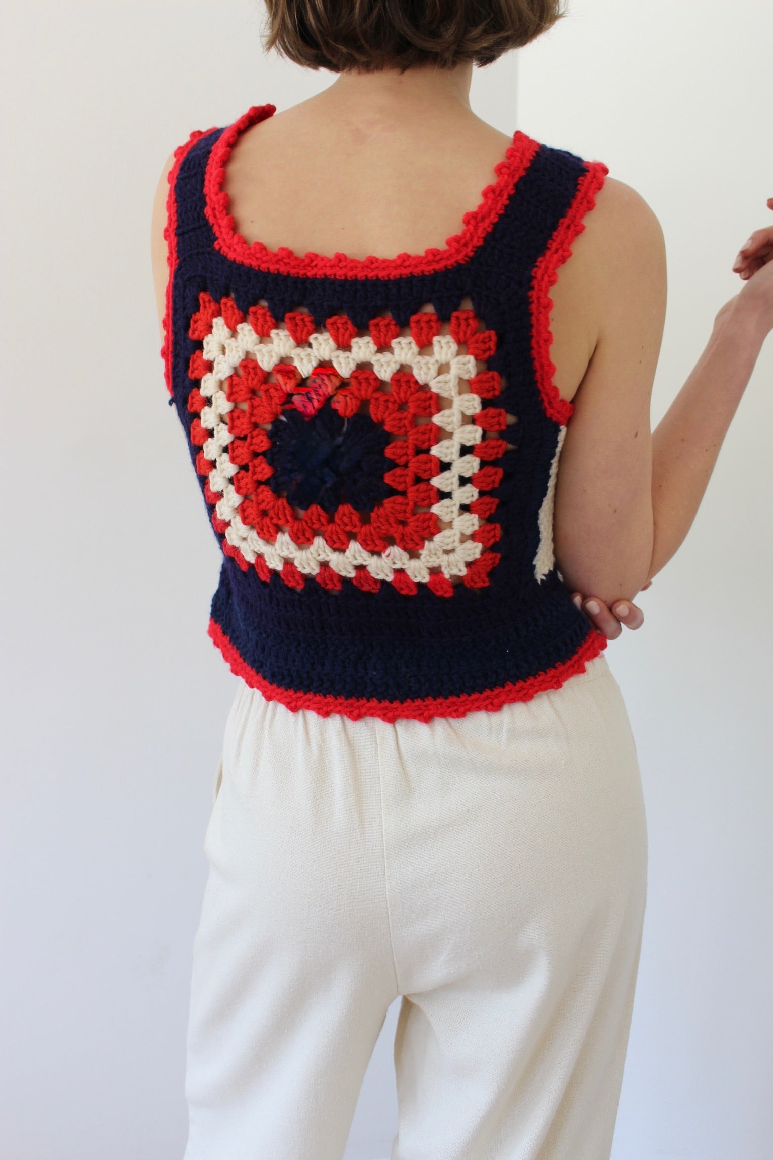 【mic】vintage tank top ヴィンテージ タンクトップ Half Zip Tank Top - SALE