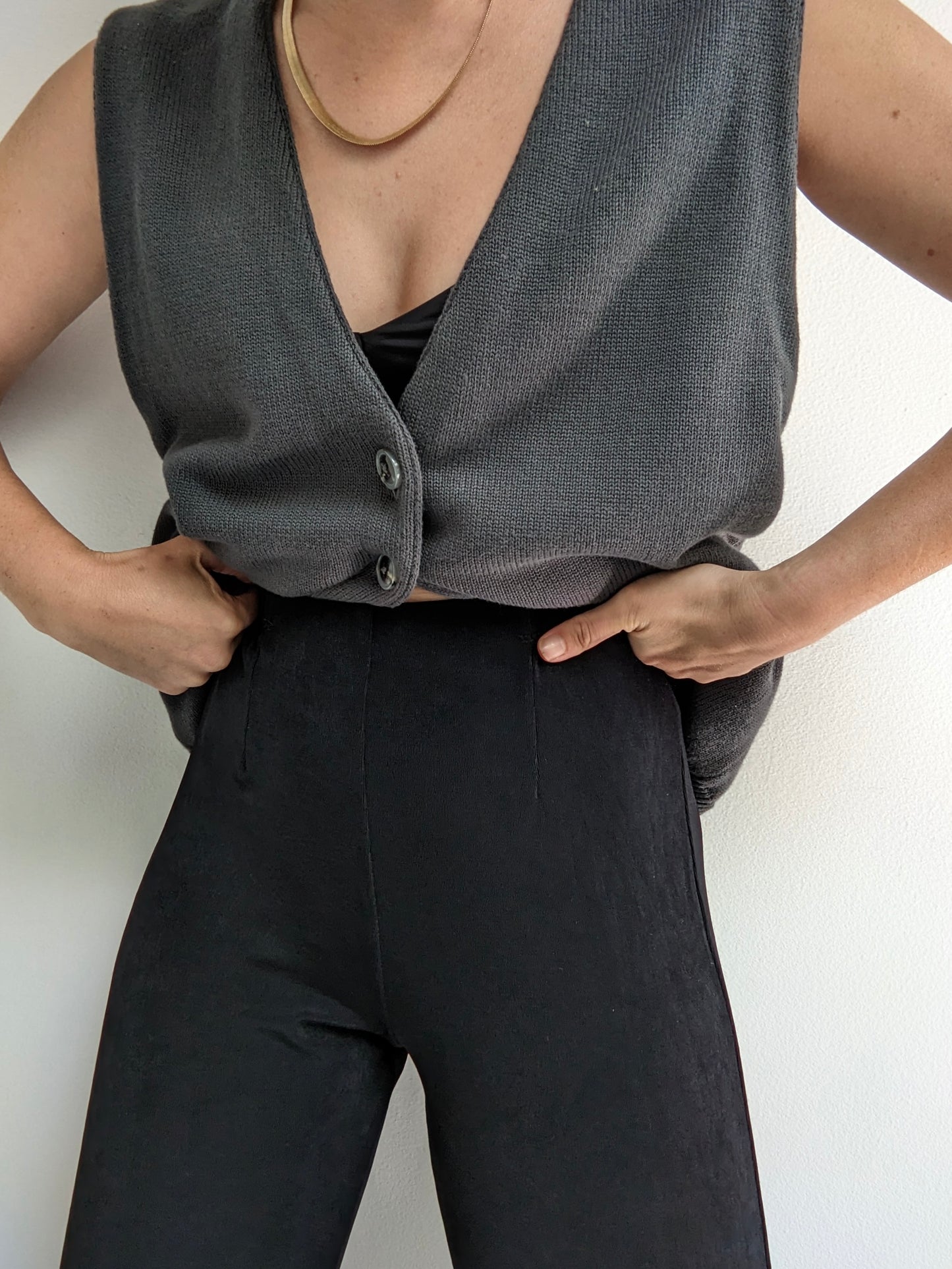 Vintage Onyx Easy Pants