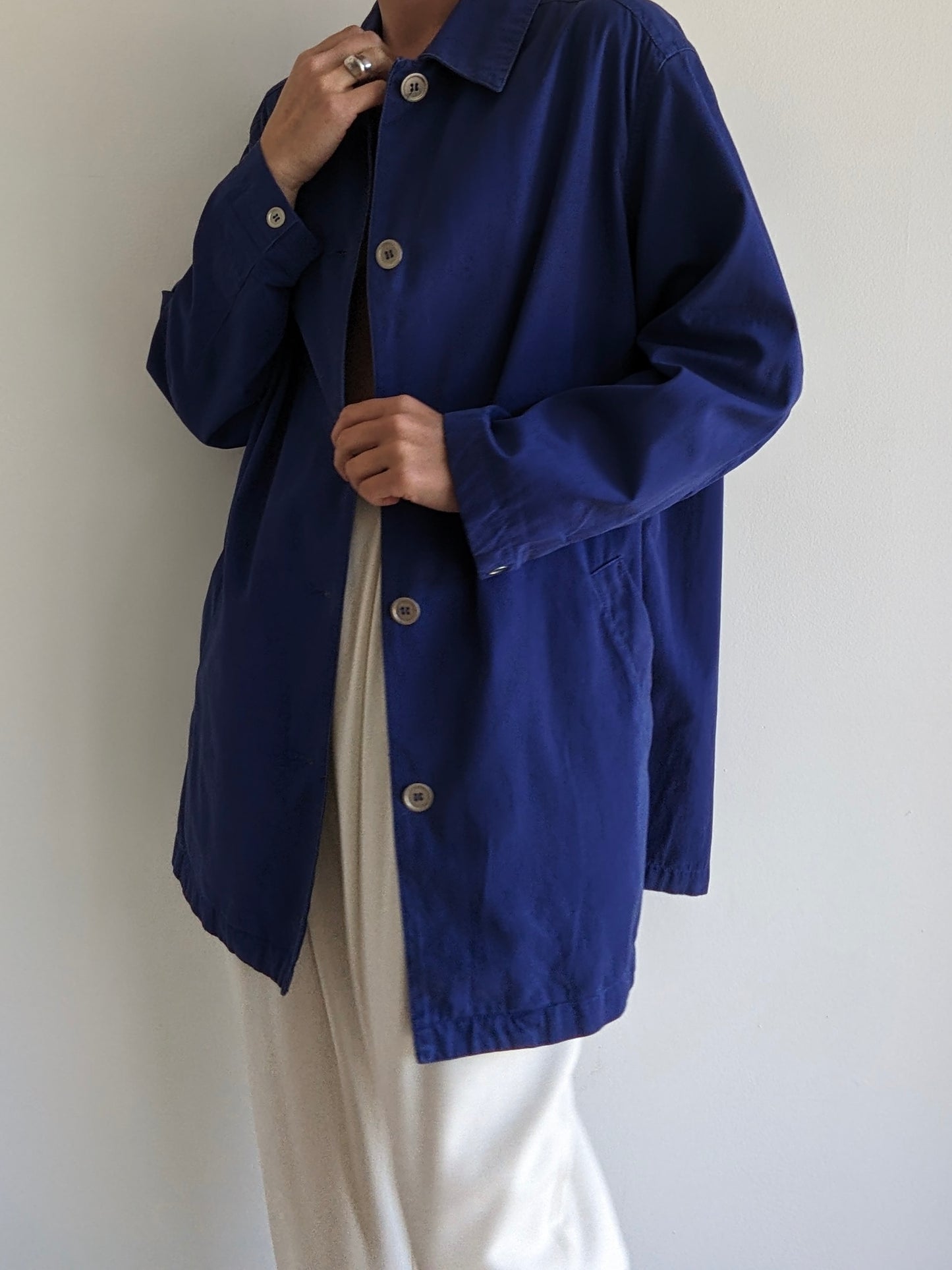 Vintage Ungaro Lightweight Navy Chore Coat