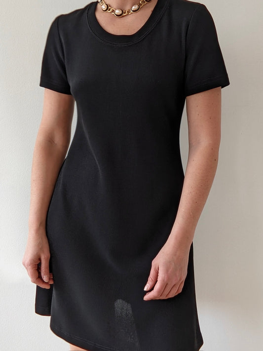 90s Black Mini Dress