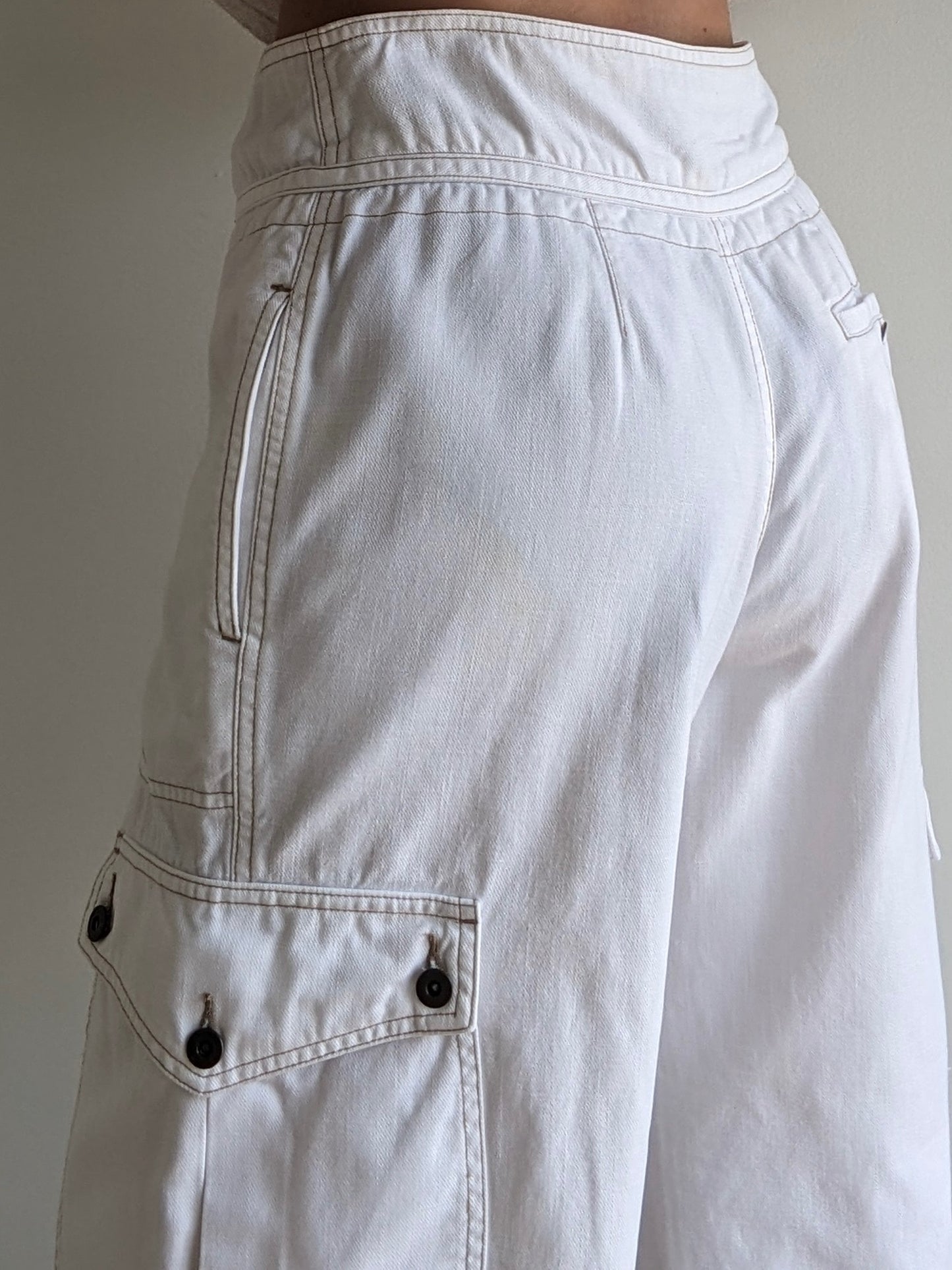 Incredible Vintage Wide Leg Cargo Pants