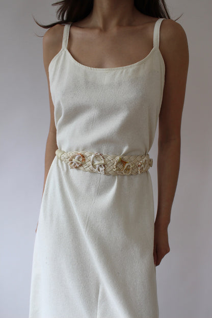 Vintage Macrame Shell Belt
