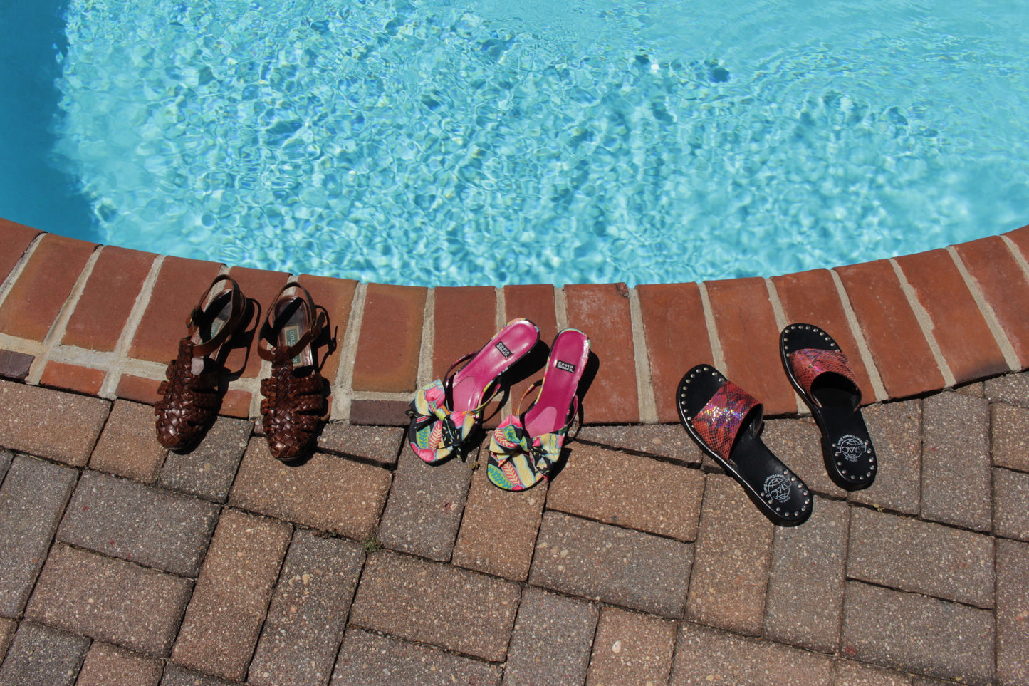 Vintage Costa Blanca Kitten Heel Sandal