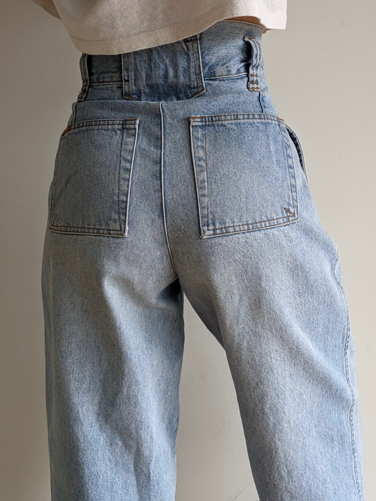 Vintage Jordache Pleated High-Rise Jeans