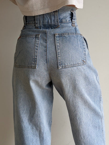 Vintage Jordache Pleated High-Rise Jeans