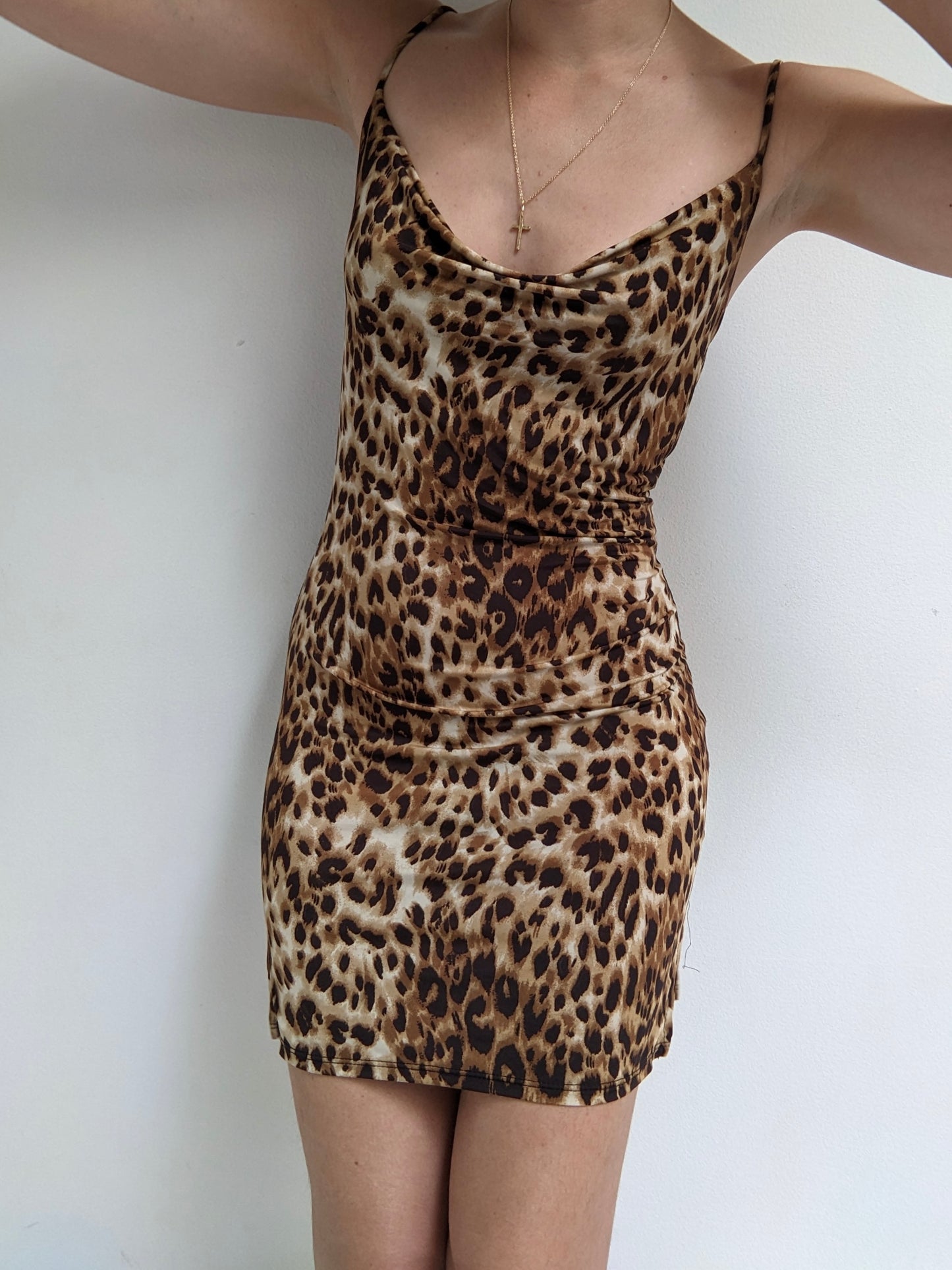 Cheetah Print Slip Dress