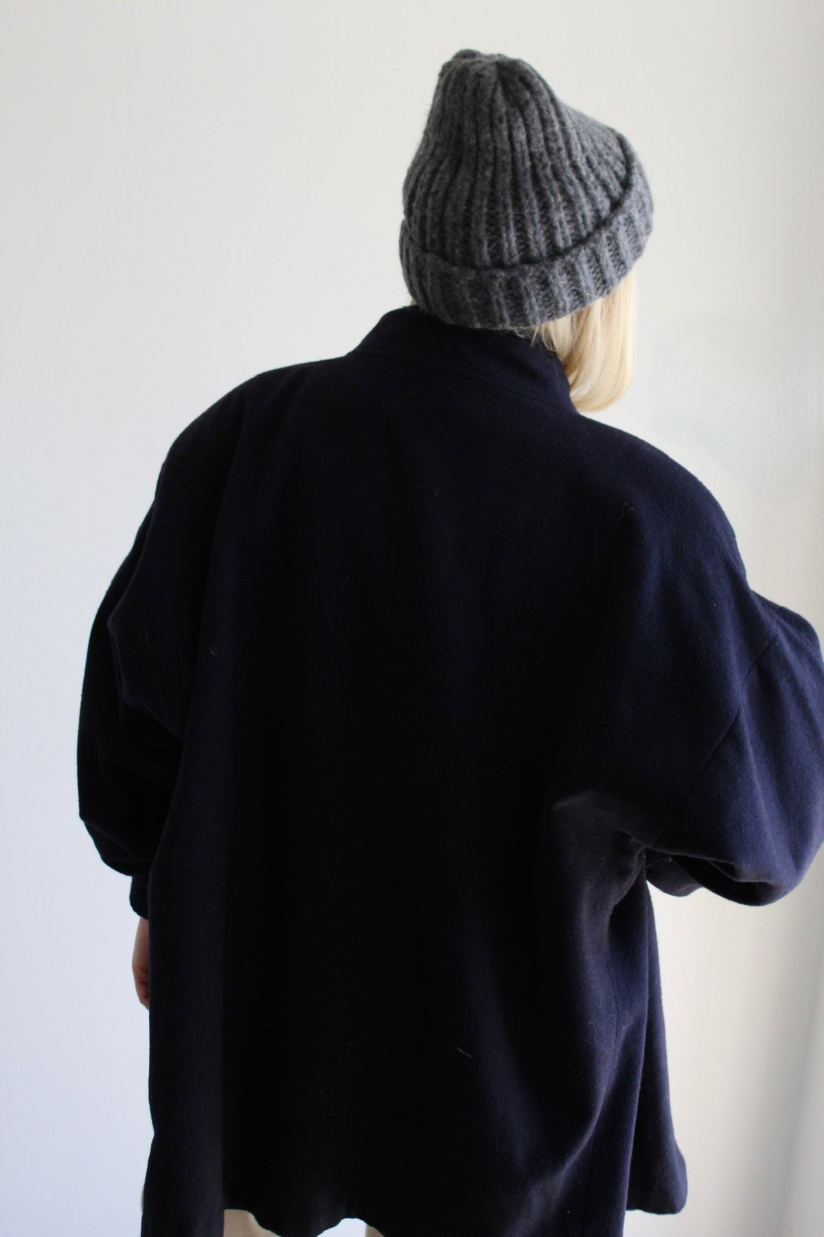 Vintage Midnight Wool Coat