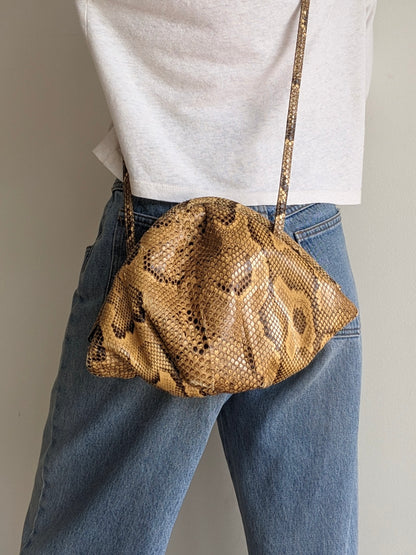 Incredible Vintage Genuine Snakeskin Purse