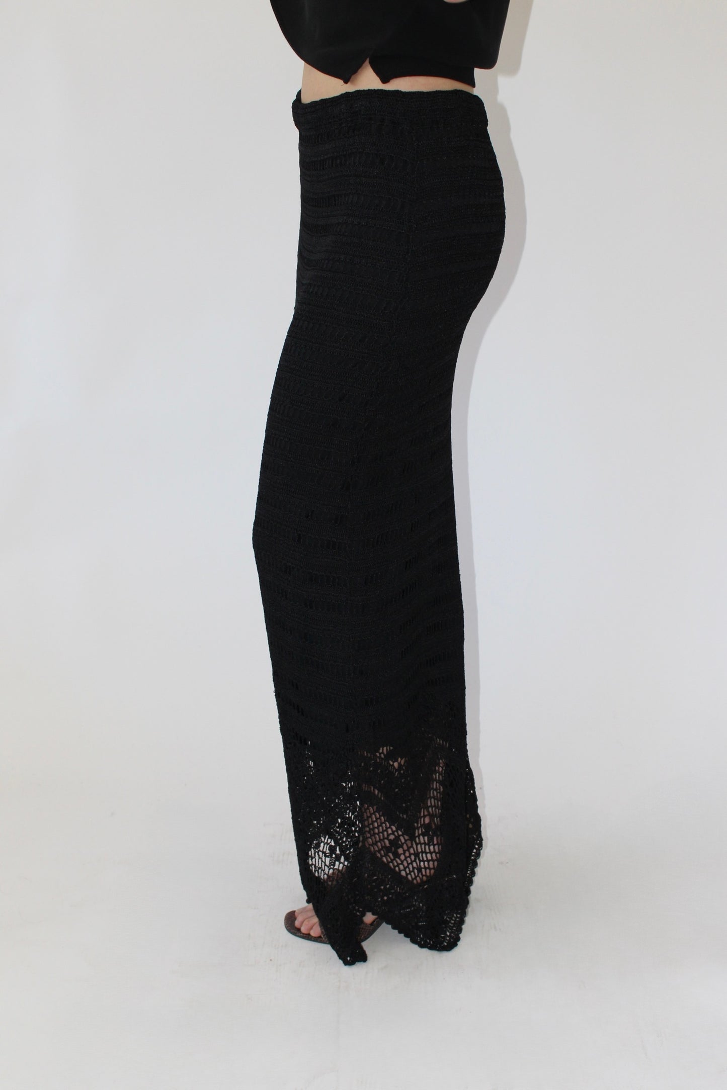 Beautiful Vintage Caviar Crocheted Skirt