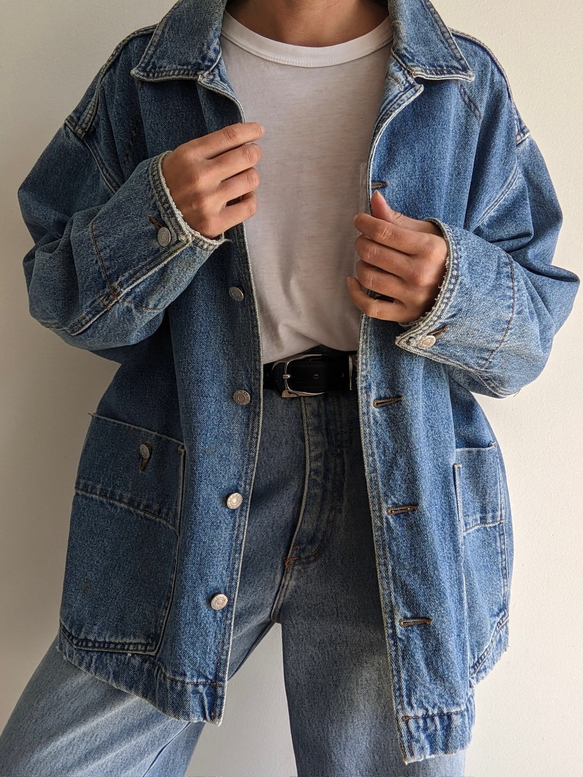 Vintage Guess Denim Chore Coat
