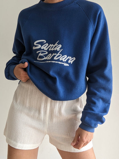 Vintage "Santa Barbara" Raglan Sweatshirt