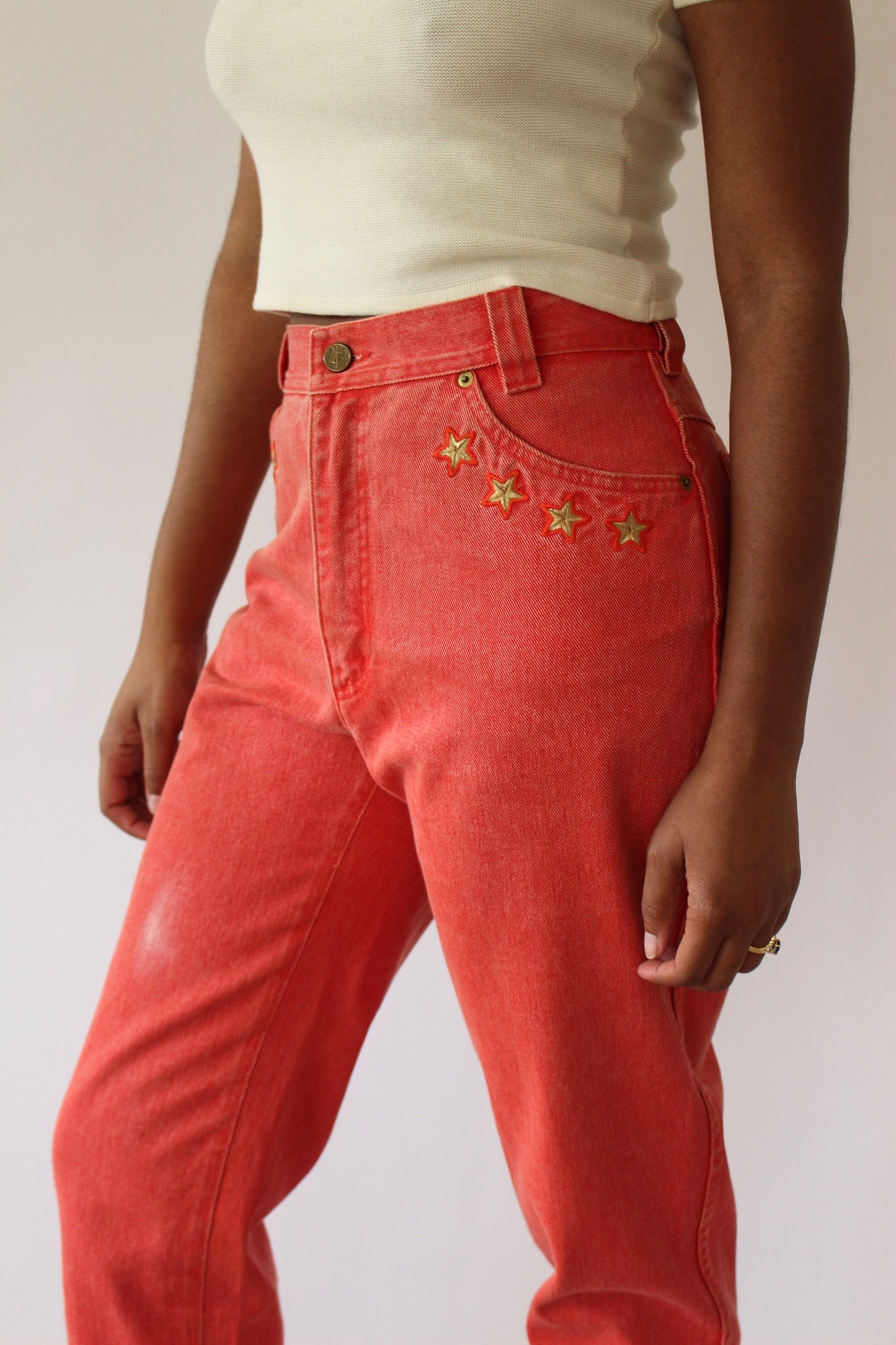 Vintage Escada Nautical Embroidered Denim