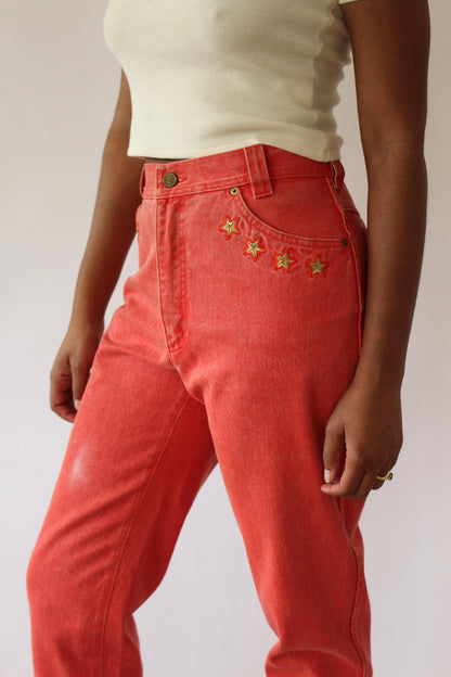 Vintage Escada Nautical Embroidered Denim