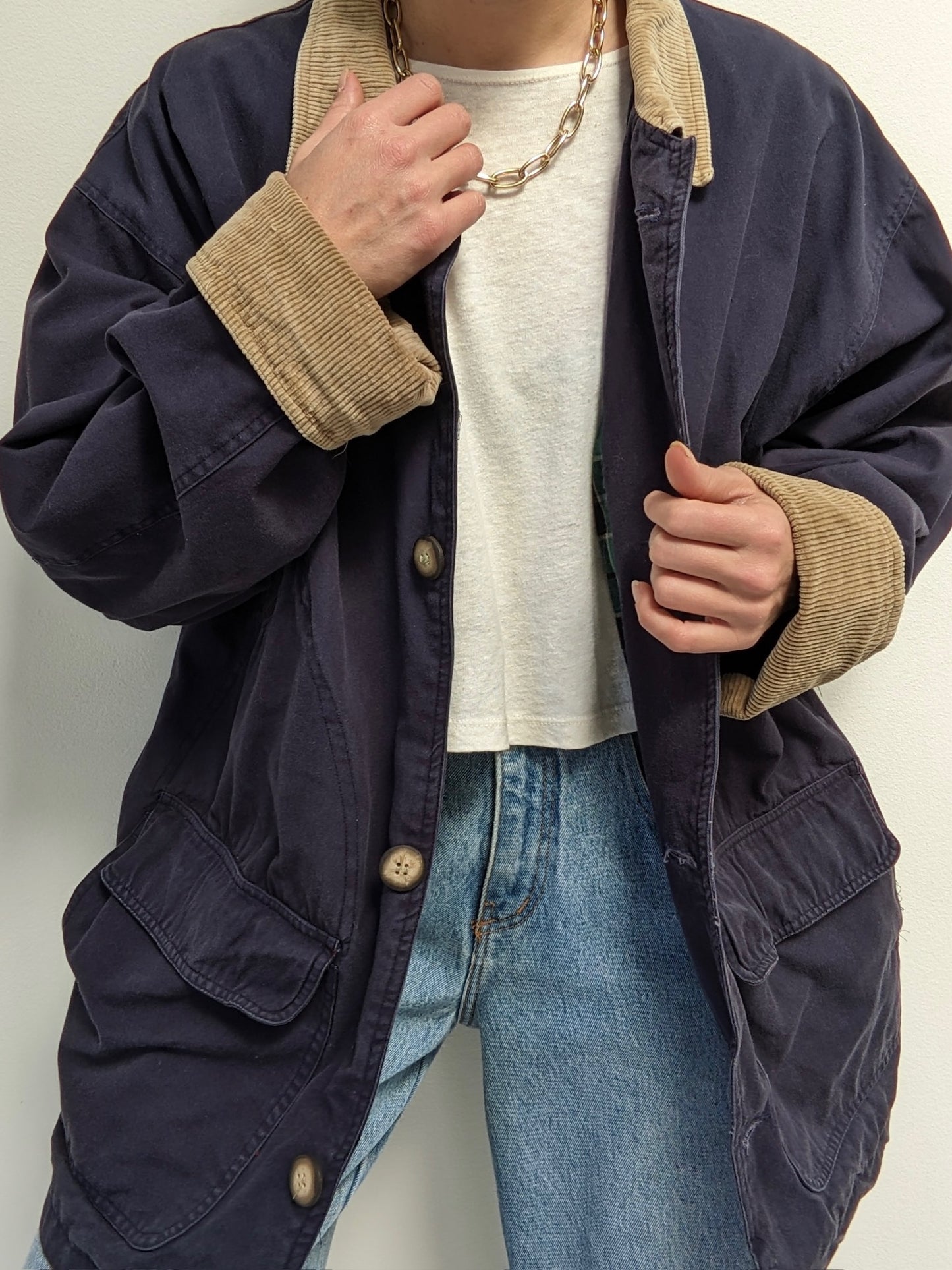 Vintage Navy Chore Coat