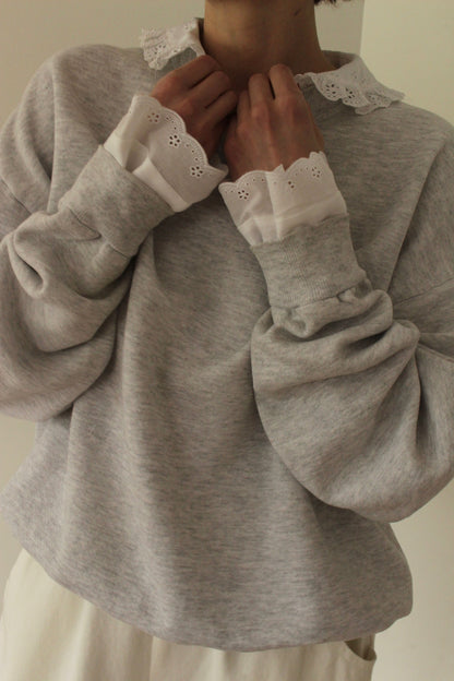 Reworked Vintage Collared Crewneck