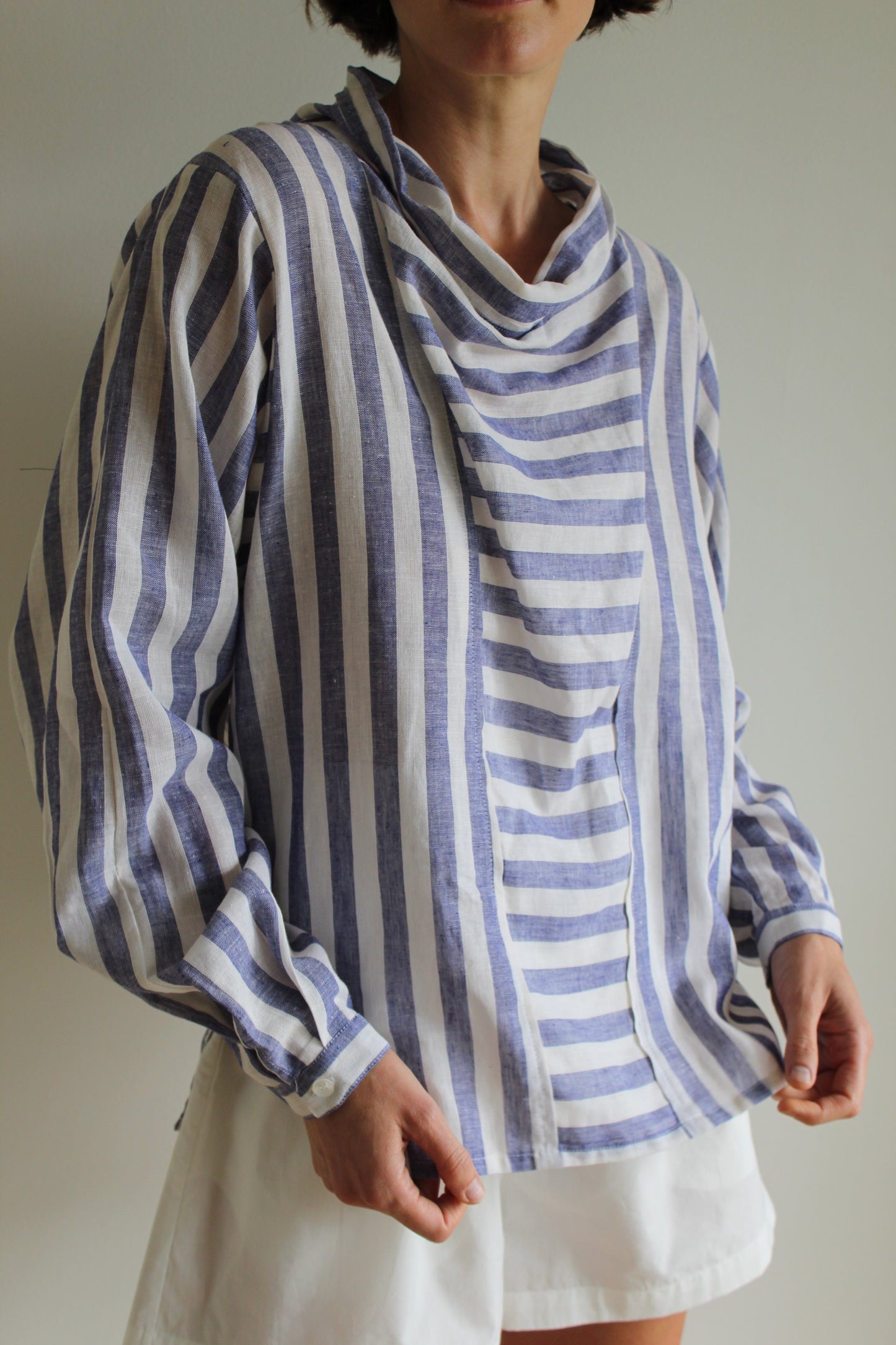 Favorite Vintage Striped Linen Blouse