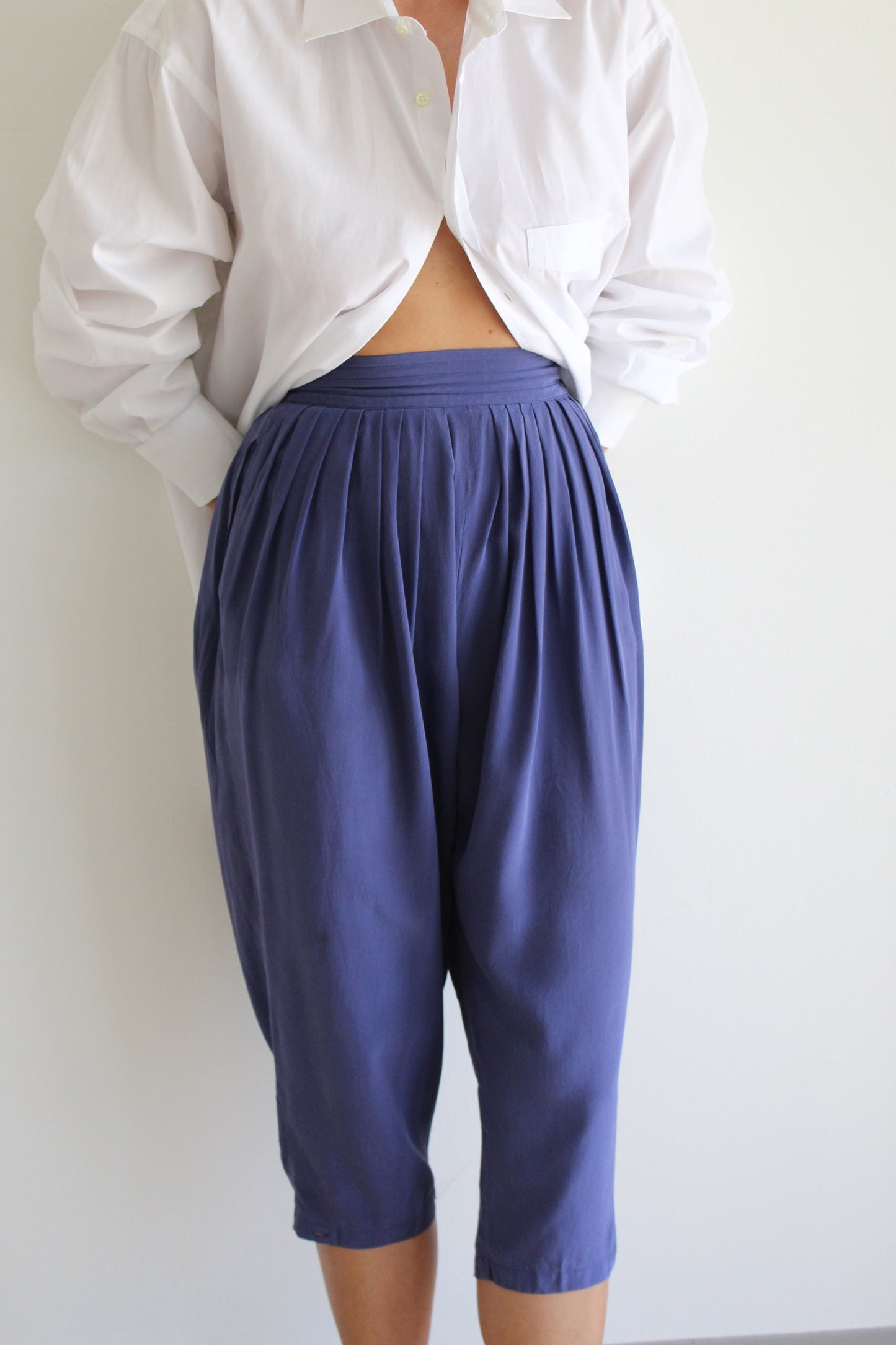 Favorite Vintage Calvin Klein Iris Silk Capri