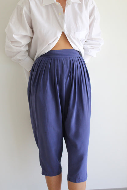 Favorite Vintage Calvin Klein Iris Silk Capri