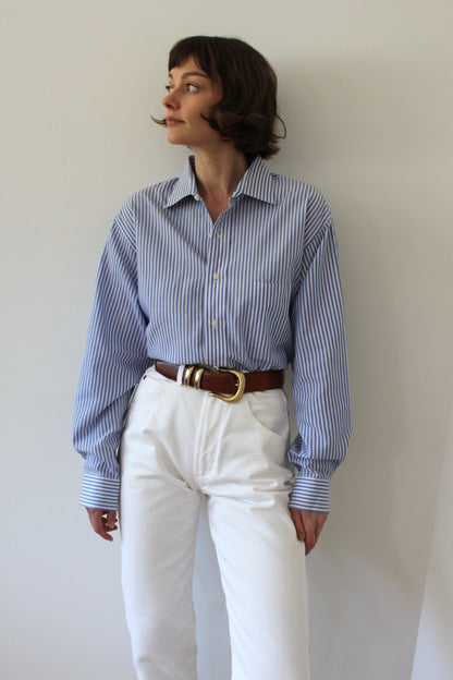 Vintage Sky Striped Button Down Shirt