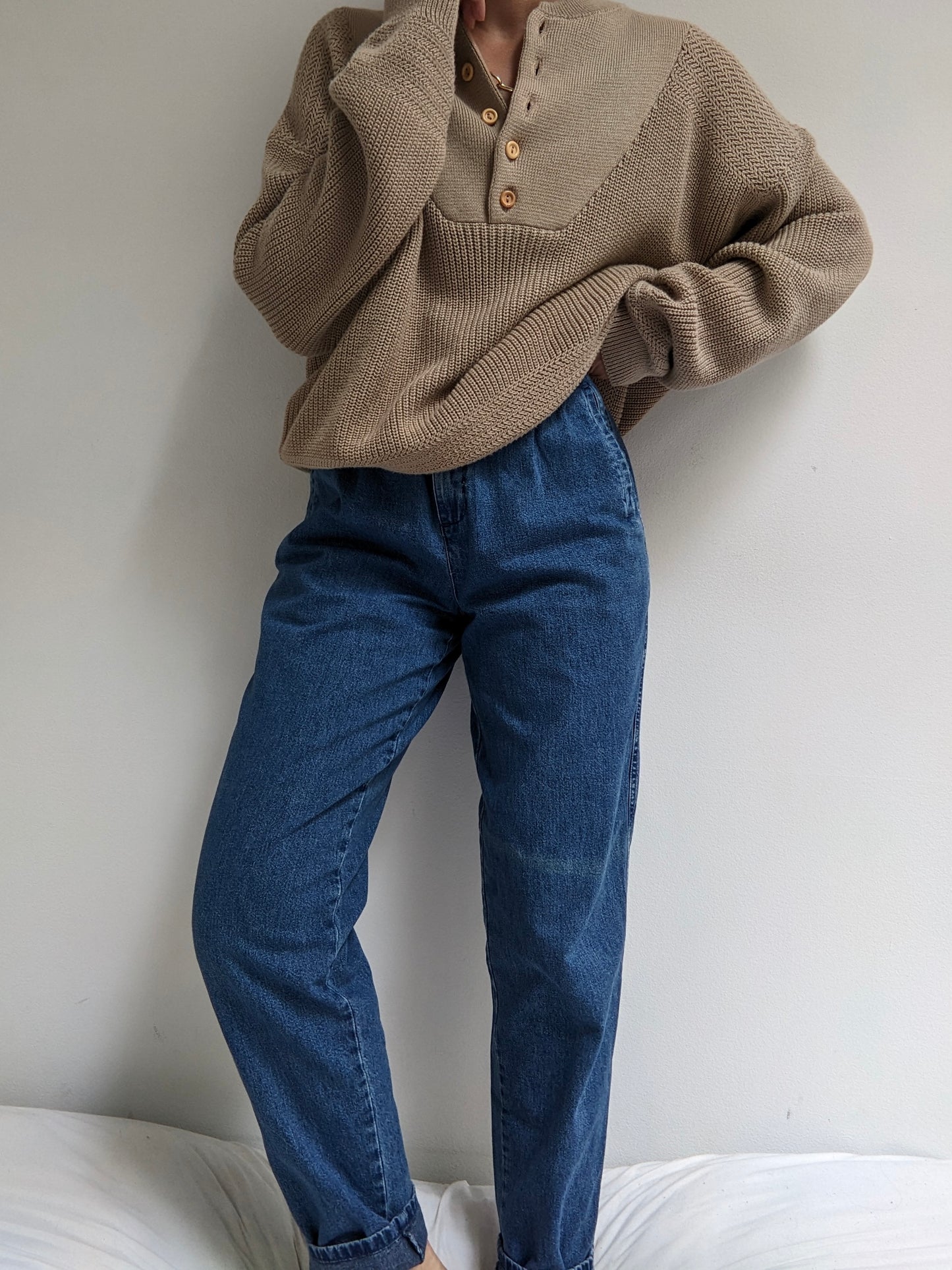 Vintage Dockers Pleated Denim