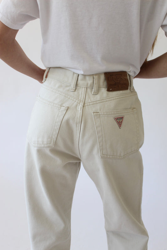 Vintage Guess Pale Stone Denim