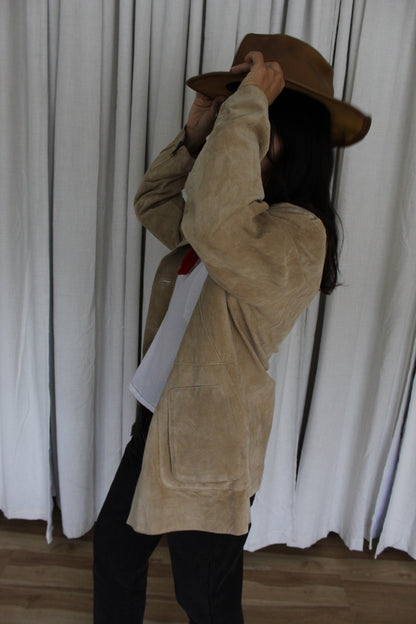 Vintage Biscuit Suede Jacket