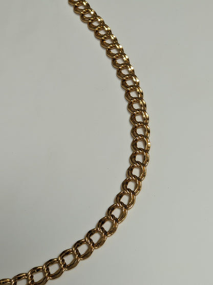 Vintage Gold Chain Link Necklace