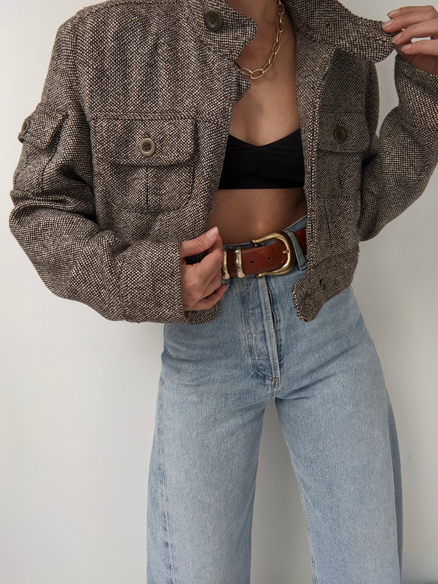 Favorite Ultra-Cropped & Woven Jacket