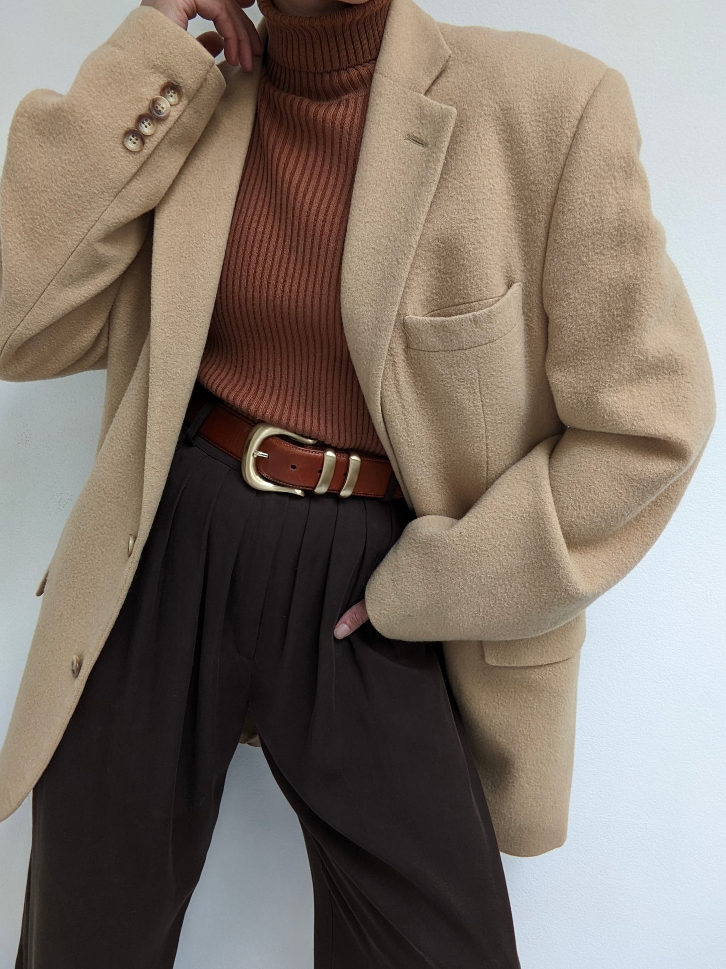 Vintage Camel Hair Blazer