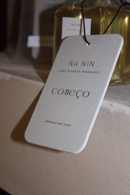 Começo No. 1 Fragrance Card / Rose, Fresh Earth, Mineral Water