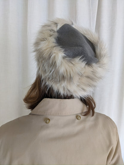 Lovely Vintage Faux Fur Hat