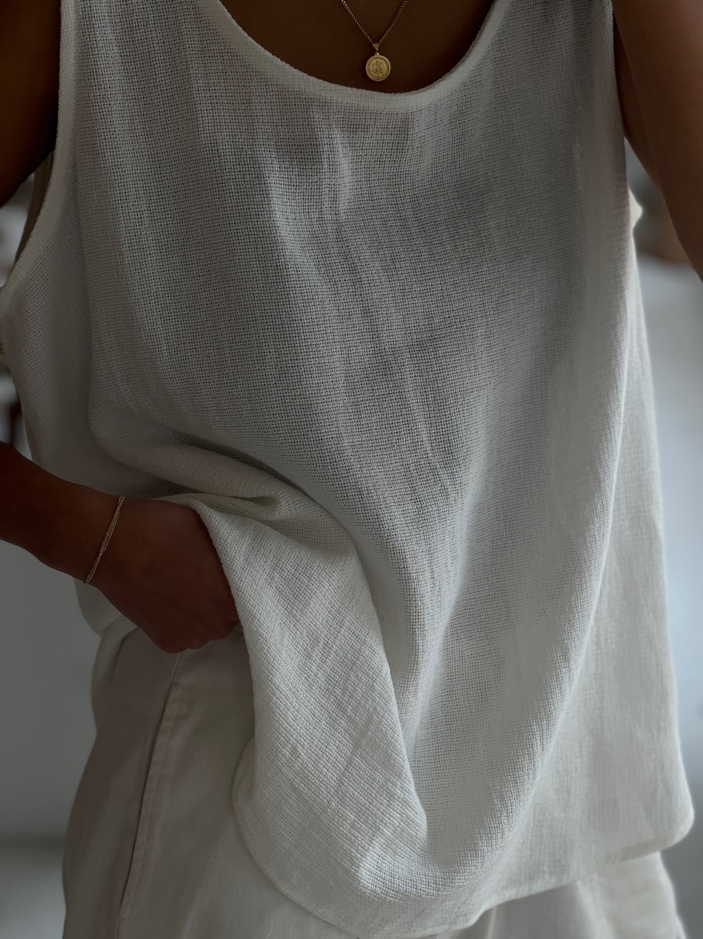 Marni Waffled Cotton Tank