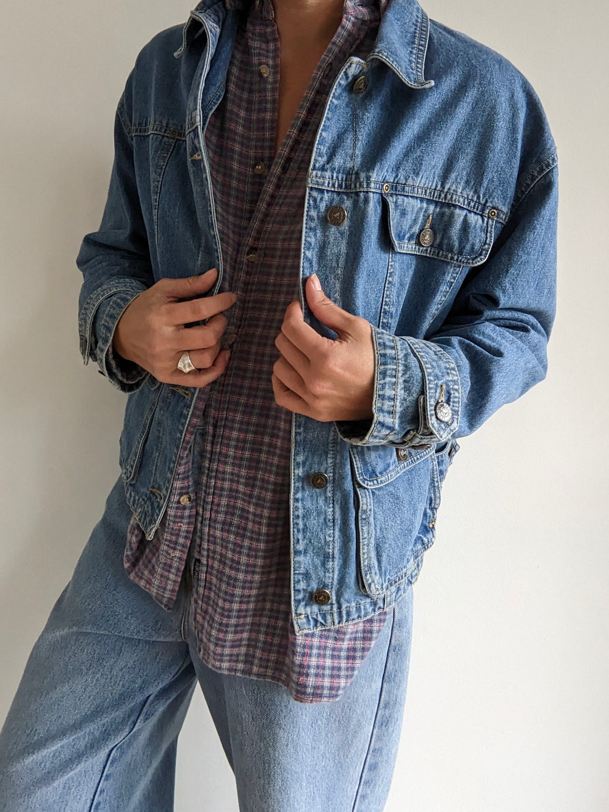 Vintage Petite Denim Chore Jacket