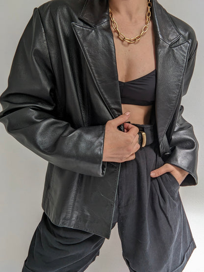 Favorite Vintage Black Leather Jacket