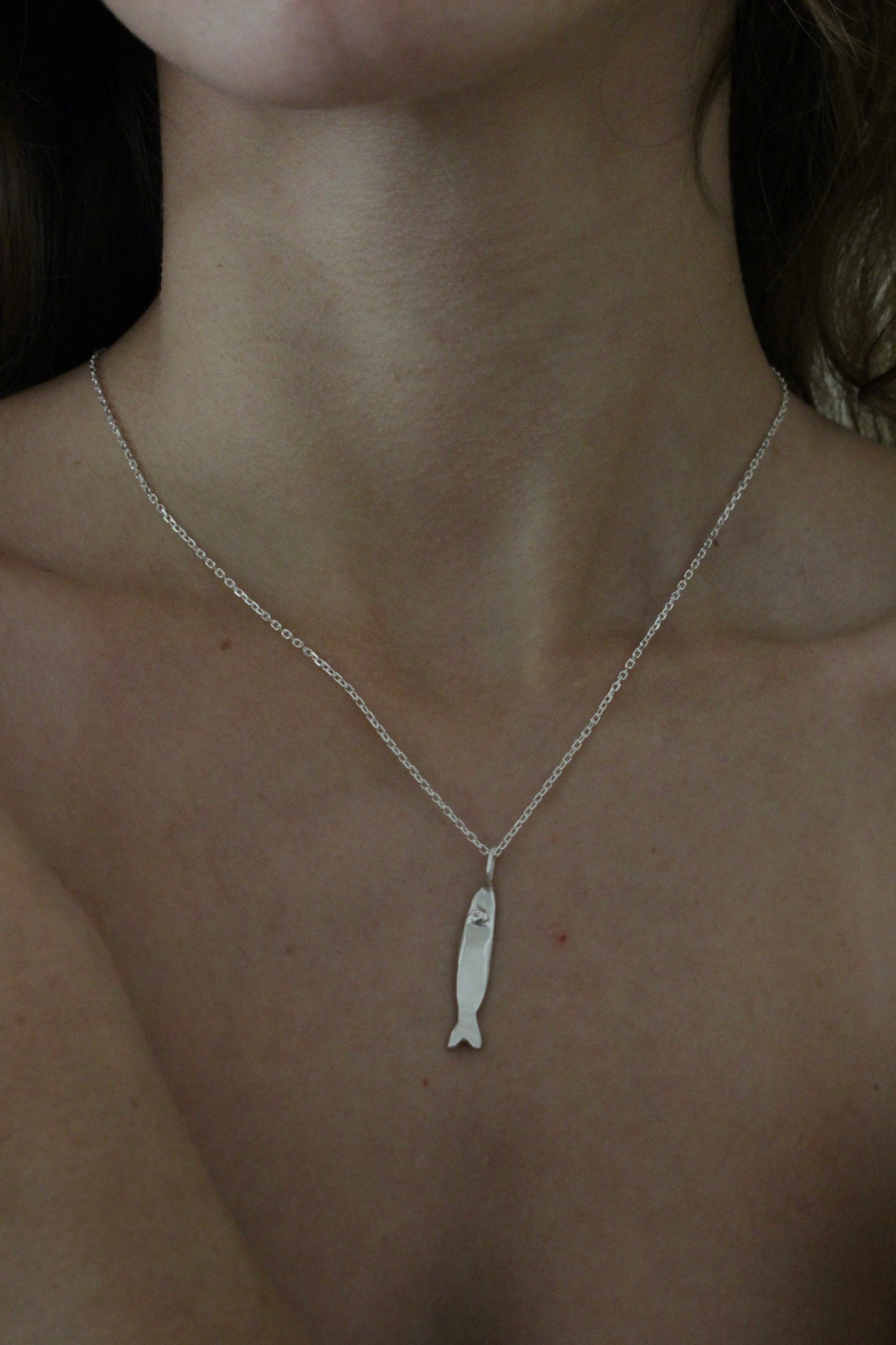 Sardine Pendant Necklace