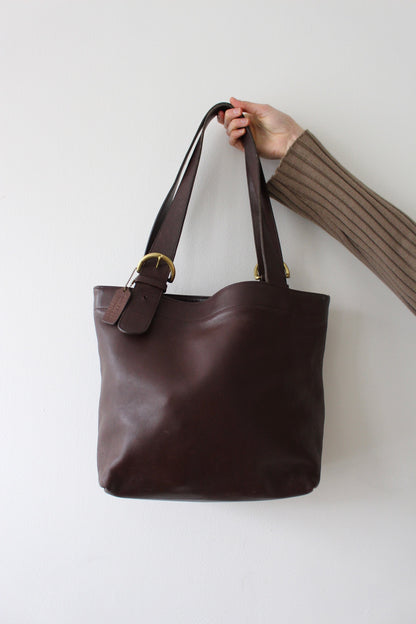 Favorite Vintage Coach Mahogany Leather Tote Bag