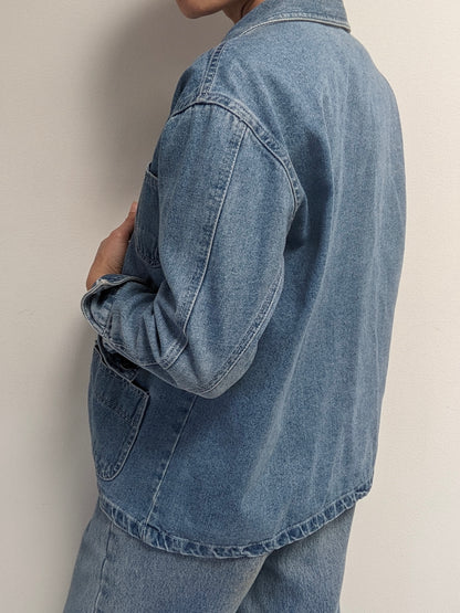 Vintage Petite Denim Chore Coat