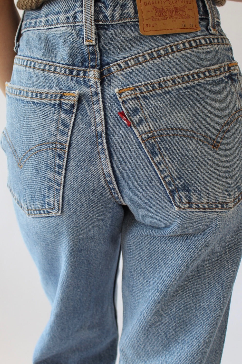 Vintage Levi's 550 Straight Leg Blue Jeans