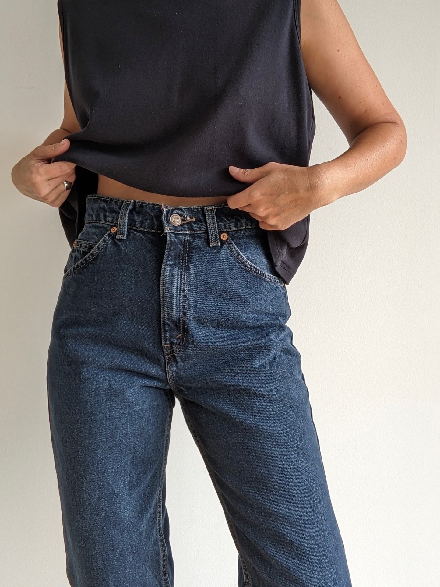 Vintage Levi's Dark Wash Orange Tab Denim