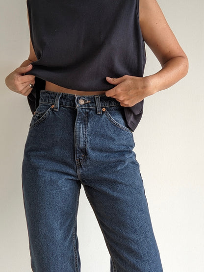 Vintage Levi's Dark Wash Orange Tab Denim