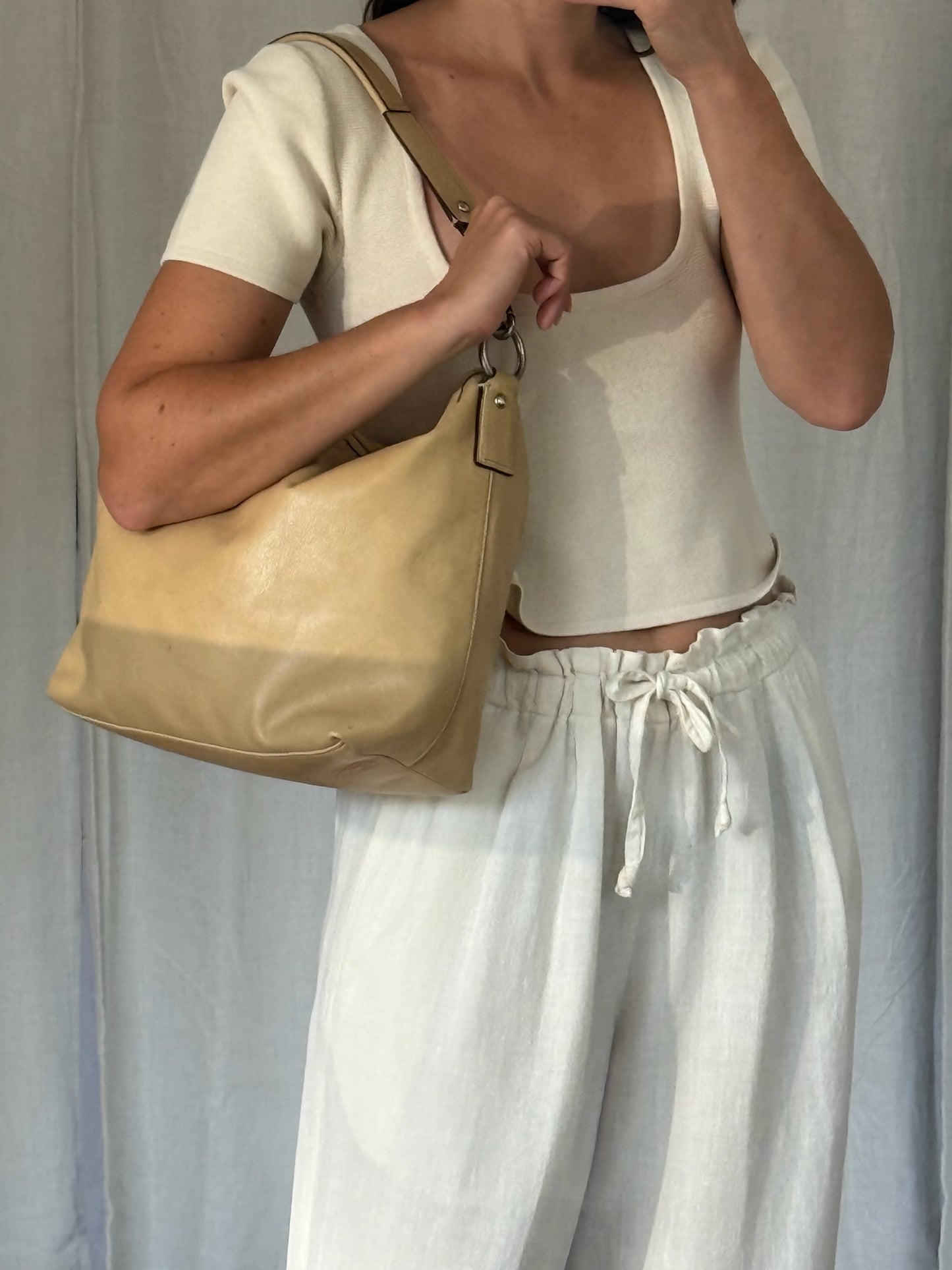 Coach Butter Leather Shoulder Bag