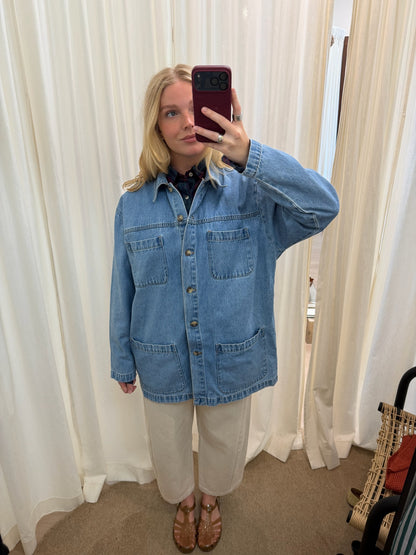 Vintage Denim Chore Jacket