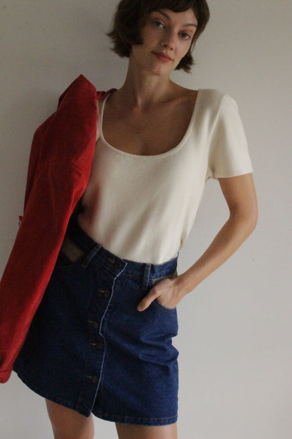 Vintage Cardinal Suede Jacket