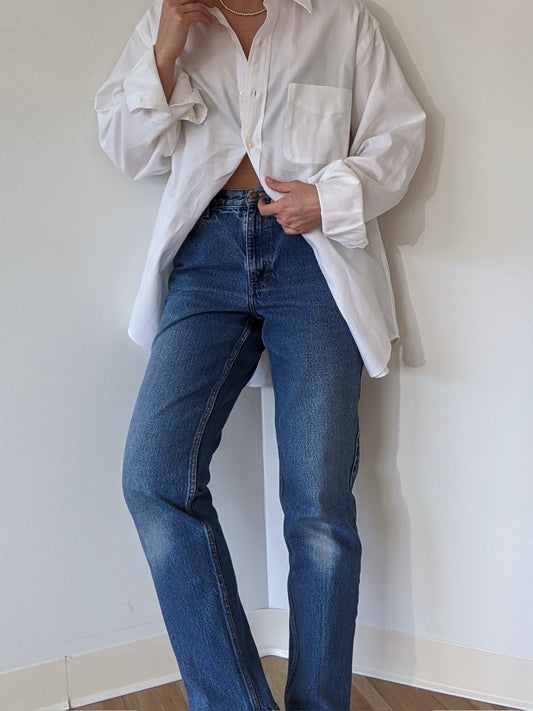 Classic Vintage Blue Denim