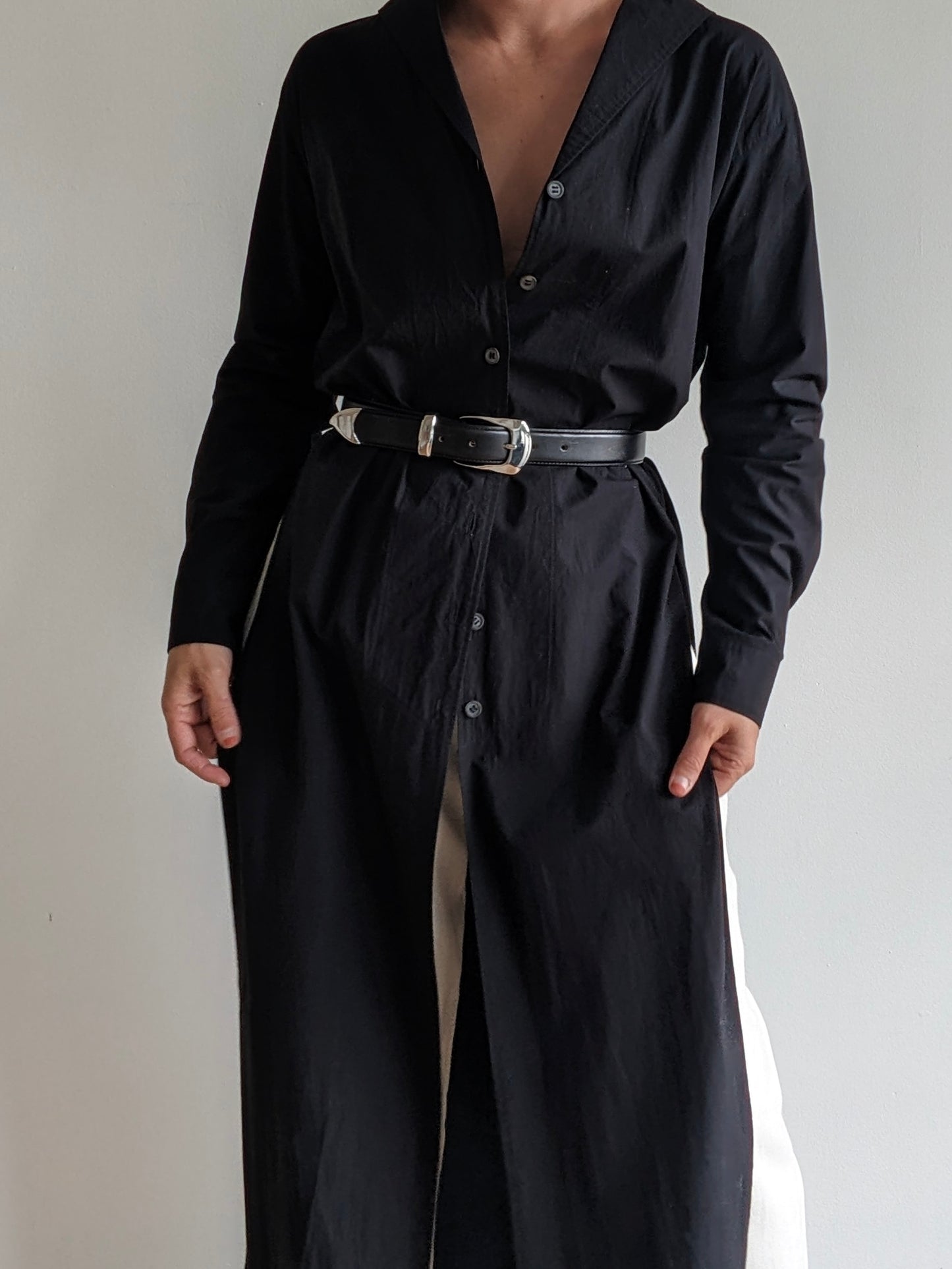Incredible 90s Issey Miyake Belted Cotton Duster