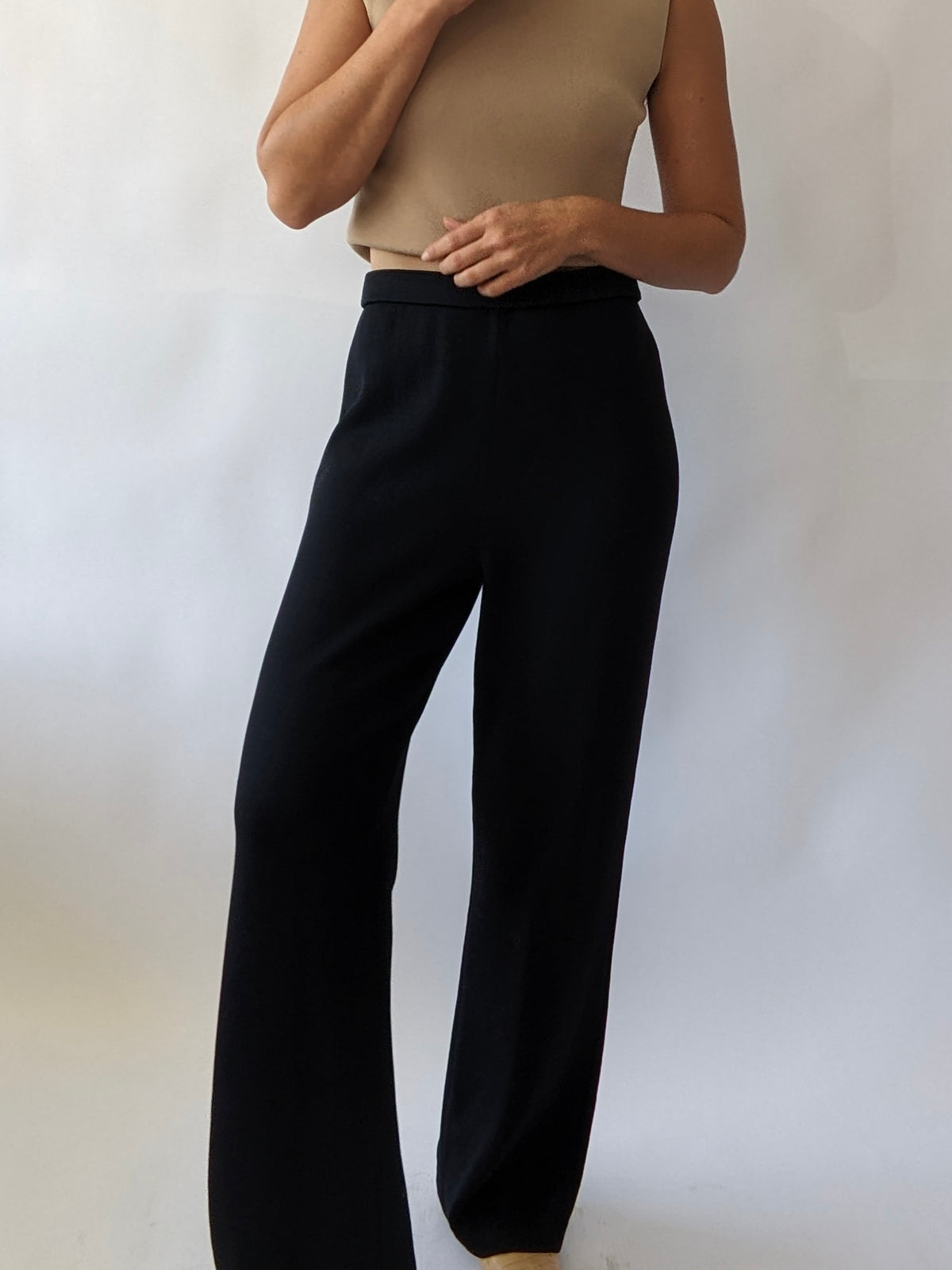 Vintage St. John Onyx Knit Pants
