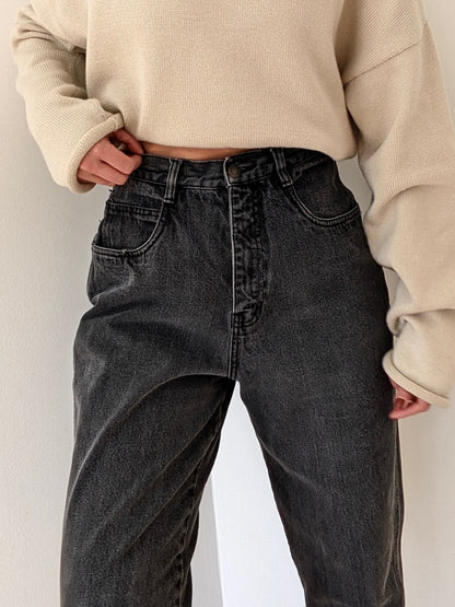 Vintage Bill Blass Black Denim
