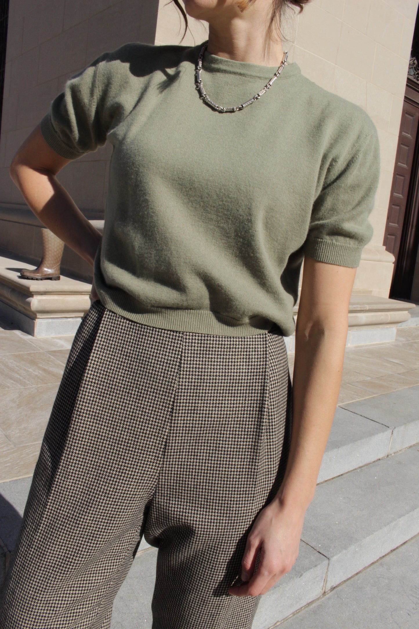 Vintage Valentino Angora & Wool Knit Tee