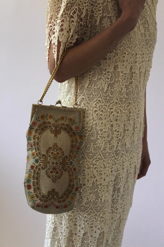 Vintage Mister Simon Ernest Tapestry Purse