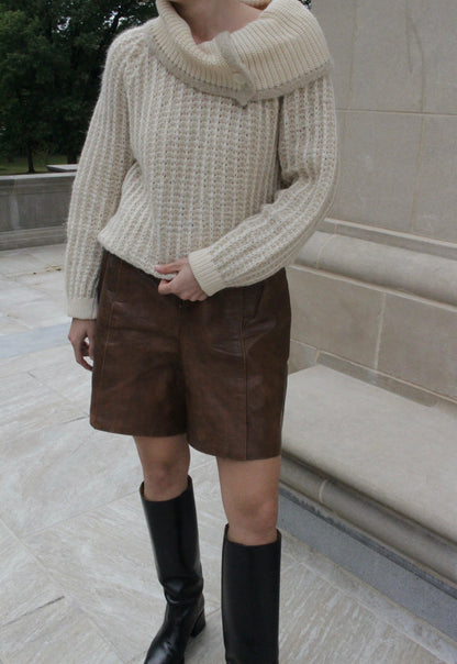 Wonderful & Rare Vintage Chunky Knit Mohair Sweater